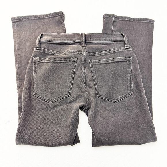 Madewell Mid-Rise Kick-Out Jeans Flared Black Denim Jeans Size 24 Petite - Picture 5 of 8